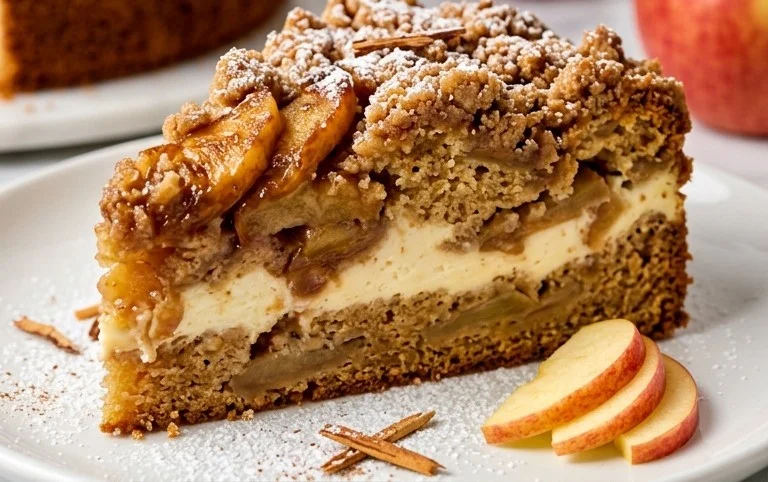 Cream Cheese Apple Coffee Cake