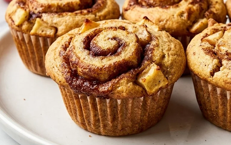 Zimtschnecken Apfel Muffins