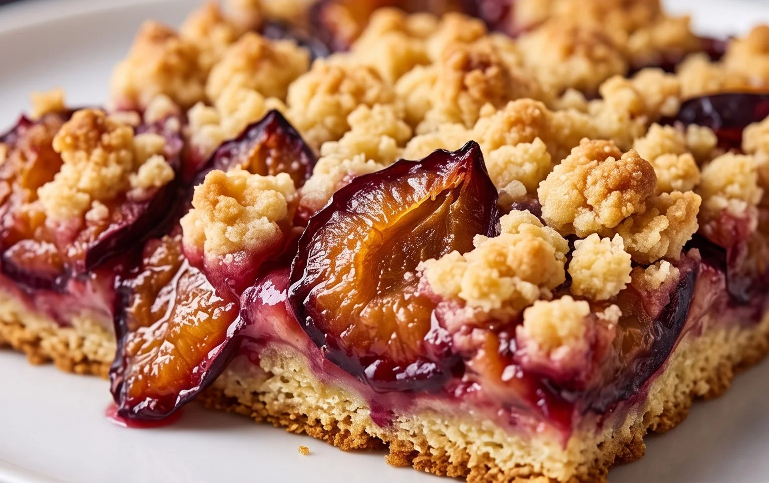 Pflaumenkuchen vom Blech mit Butterstreuseln