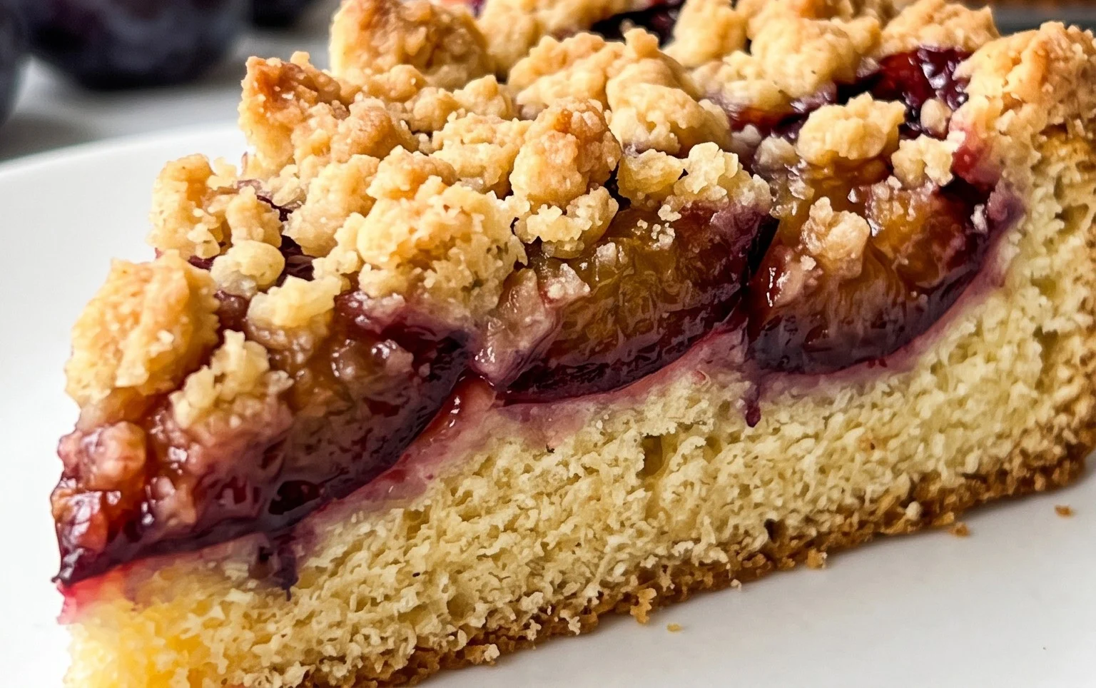 Zwetschgenkuchen mit Streuseln